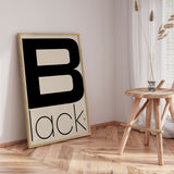 Plakat - B lack - Incado