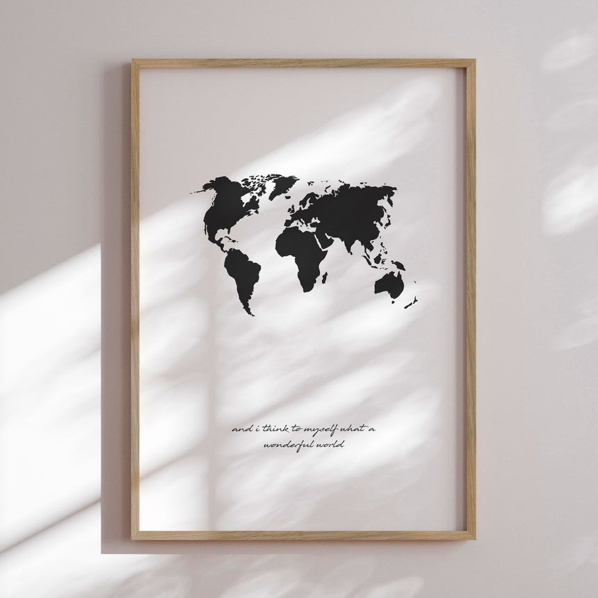 Plakat - Wonderful World - Incado