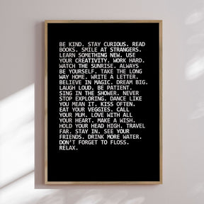 Plakat - Be Kind - Incado