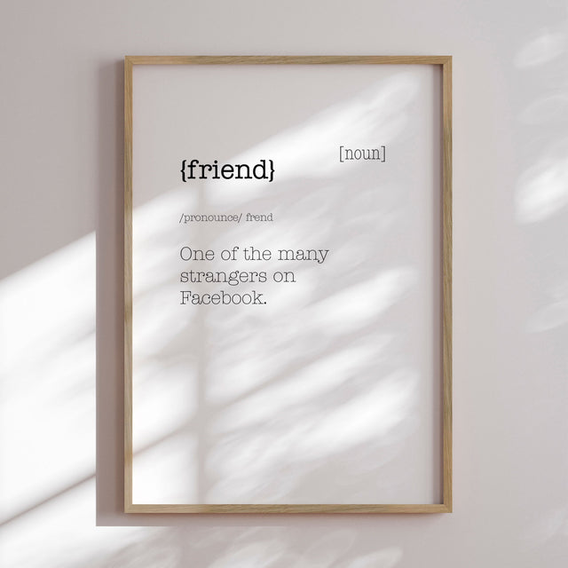 Plakat - Friend - Incado