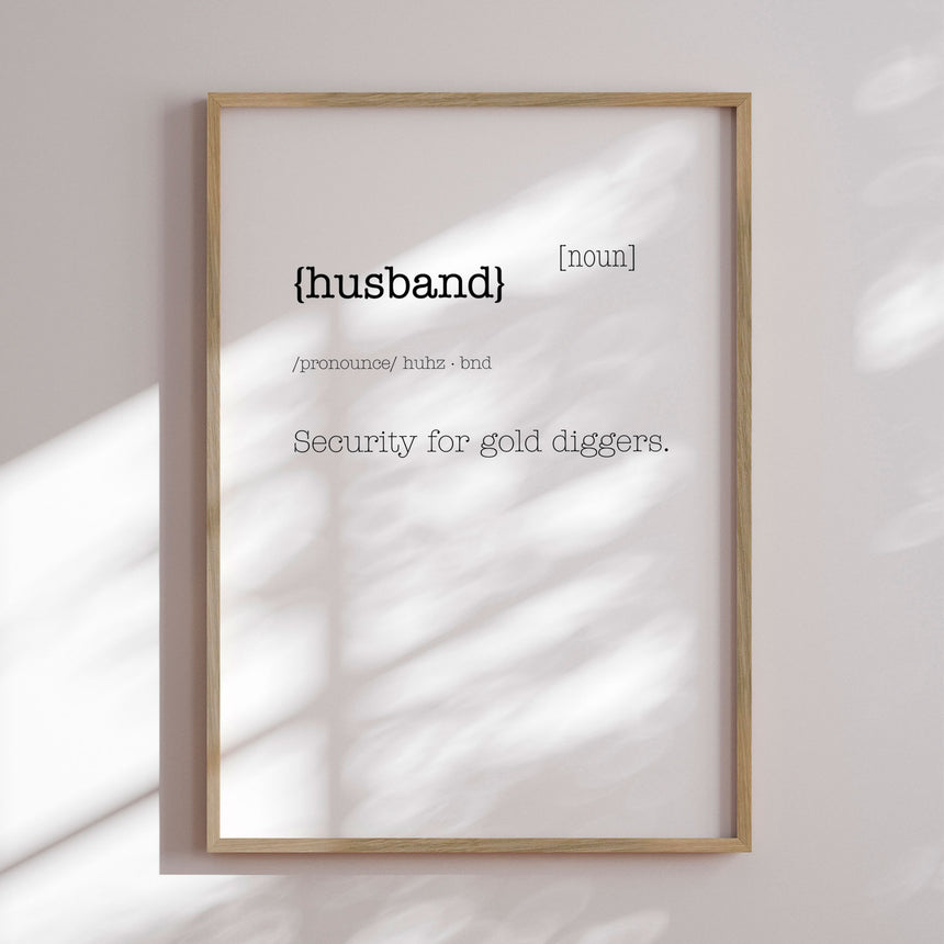 Plakat - Husband - Incado