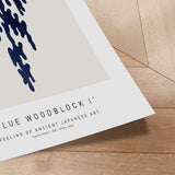 Plakat - Blue Woodblock I - Ancient Art - Incado