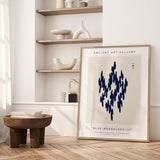 Plakat - Blue Woodblock III - Ancient Art - Incado