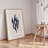 Plakat - Blue Woodblock III - Ancient Art - Incado