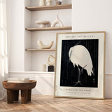 Plakat - Egret In The Rain - Ancient Art