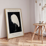 Plakat - Egret In The Rain - Ancient Art