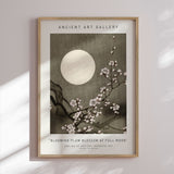 Plakat - Blooming Plum Blossom At Full Moon - Ancient Art - Incado