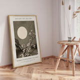 Plakat - Blooming Plum Blossom At Full Moon - Ancient Art - Incado