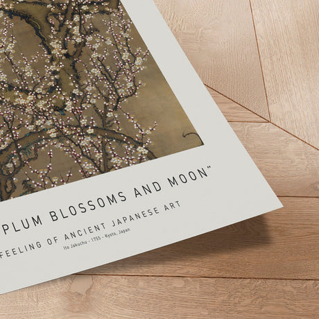 Plakat - White Plum Blossoms And Moon - Ancient Art