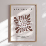 Plakat - Subtle flower - Art Oublié - Incado