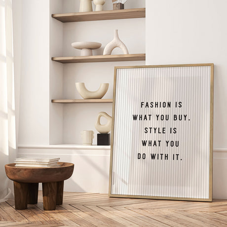 Plakat - Fashion Is - Incado