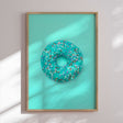 Plakat - Turquoise Donut - Incado