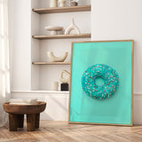 Plakat - Turquoise Donut - Incado