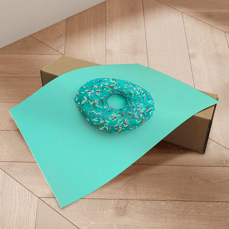 Plakat - Turquoise Donut - Incado