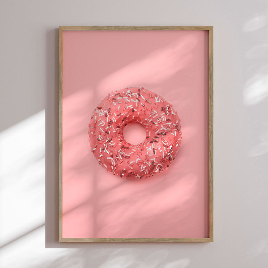 Plakat - Pink Donut - Incado