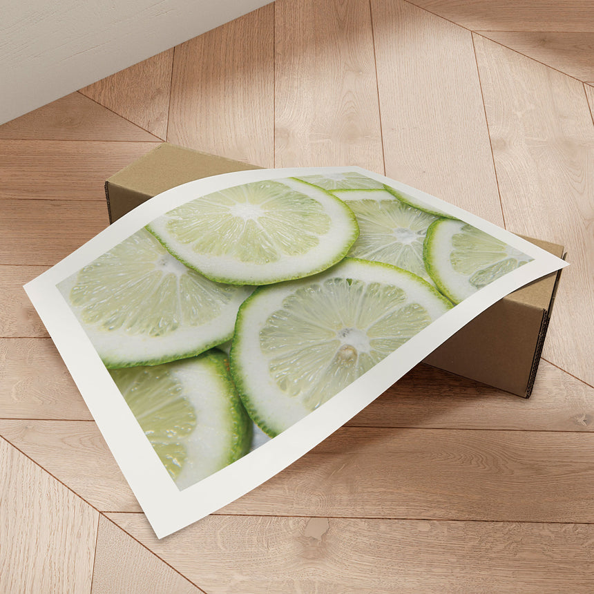 Plakat - Lime Closeup - Incado