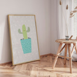 Plakat - Happy Cactus - Memory Art - Incado