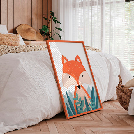 Plakat - Fox In Bush - Memory Art - Incado