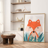 Plakat - Fox In Bush - Memory Art - Incado