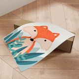 Plakat - Fox In Bush - Memory Art - Incado