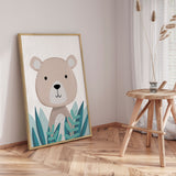 Plakat - Bear In Bush - Memory Art - Incado