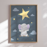 Plakat - Elephant On a Swing - Memory Art - Incado