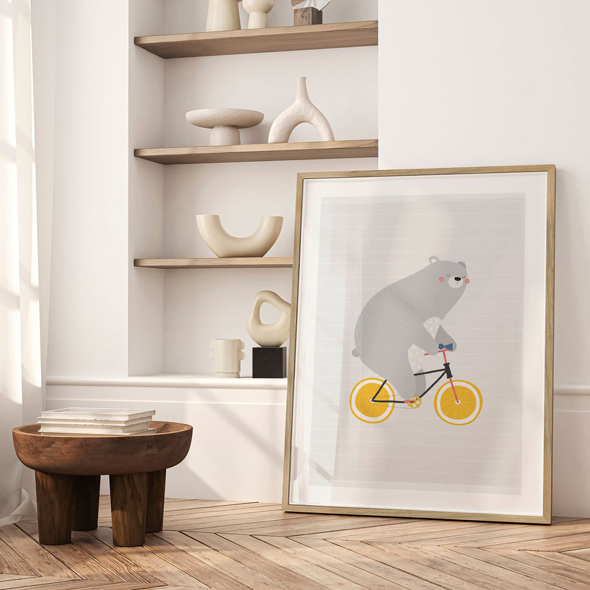 Plakat - Lemon Bike - Memory Art - Incado