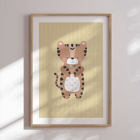 Plakat - Bowtie Tiger - Memory Art - Incado