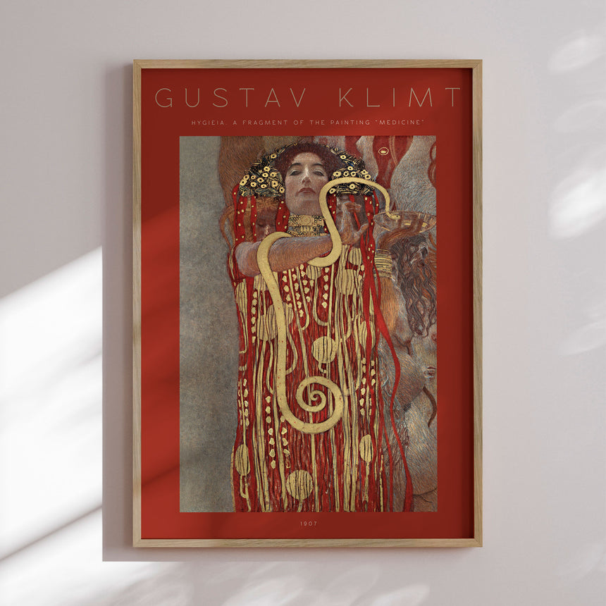 Plakat - Hygieia - Gustav Klimt