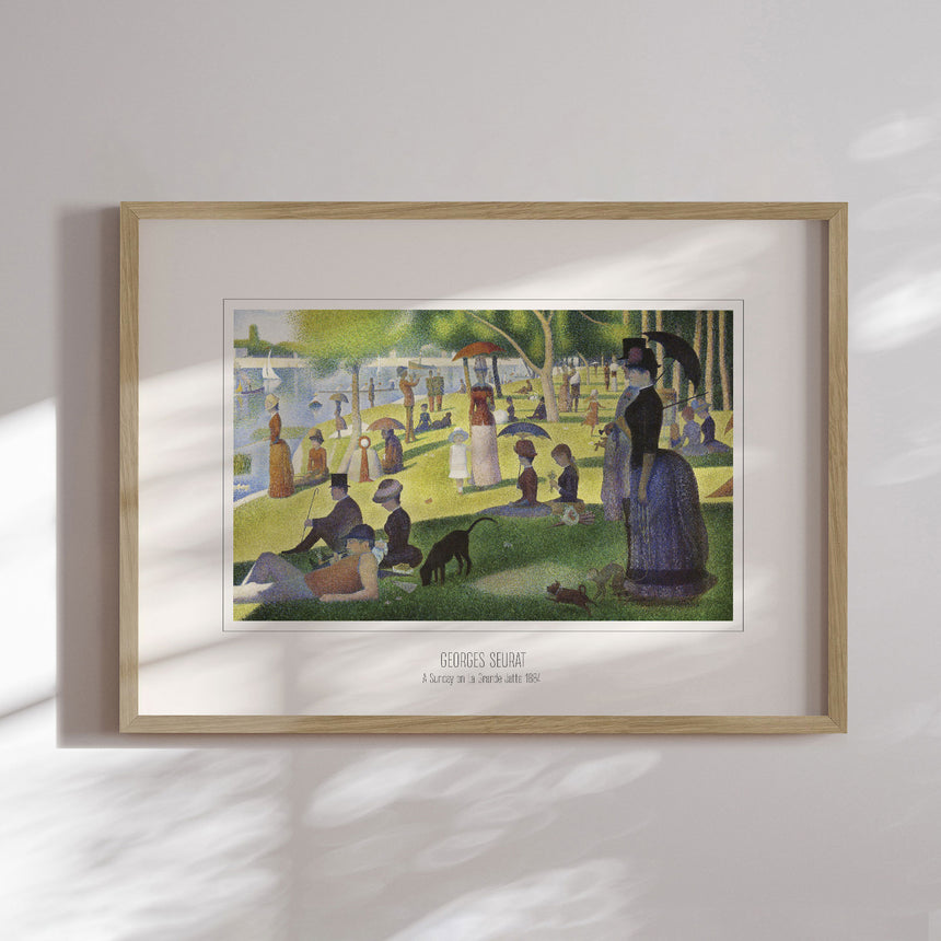 Plakat - A Sunday on la Grande Jatte