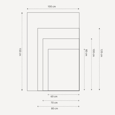 Håndlavet maleri med ramme - Freja - Mixed media - Incado
