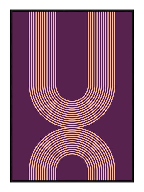 Plakat - Violet Lines - Incado