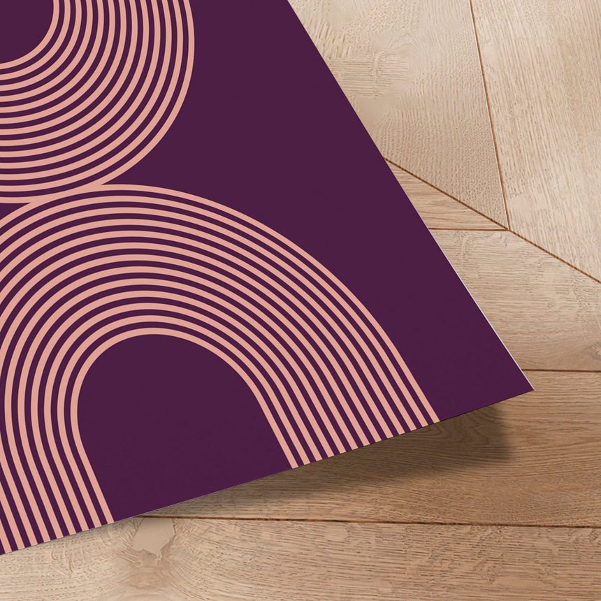 Plakat - Violet Lines - Incado