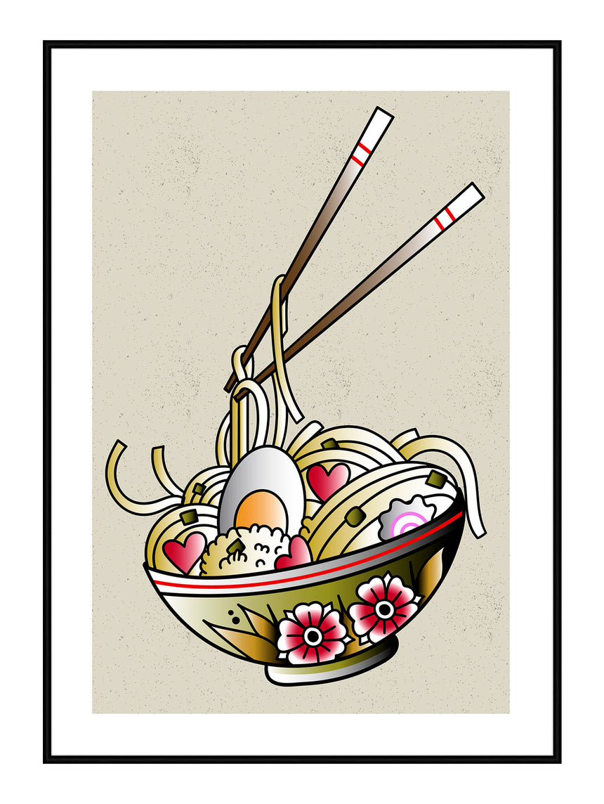 Plakat - Love Noodles - Incado
