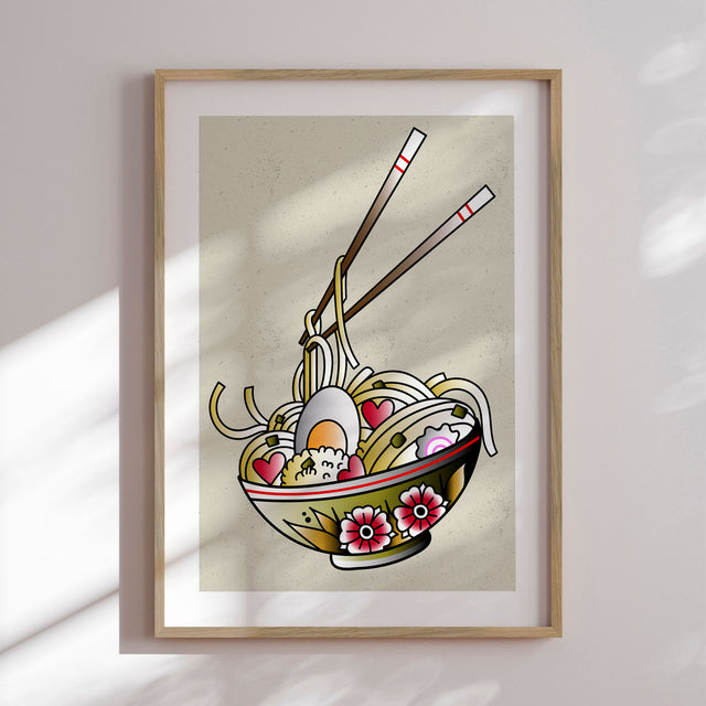 Plakat - Love Noodles - Incado