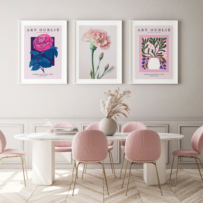 Plakat - Pink Carnation - Incado