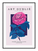 Plakat - Pink Flower - Art Oublié - Incado