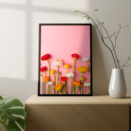 Plakat - Ranunculus Pink - Incado