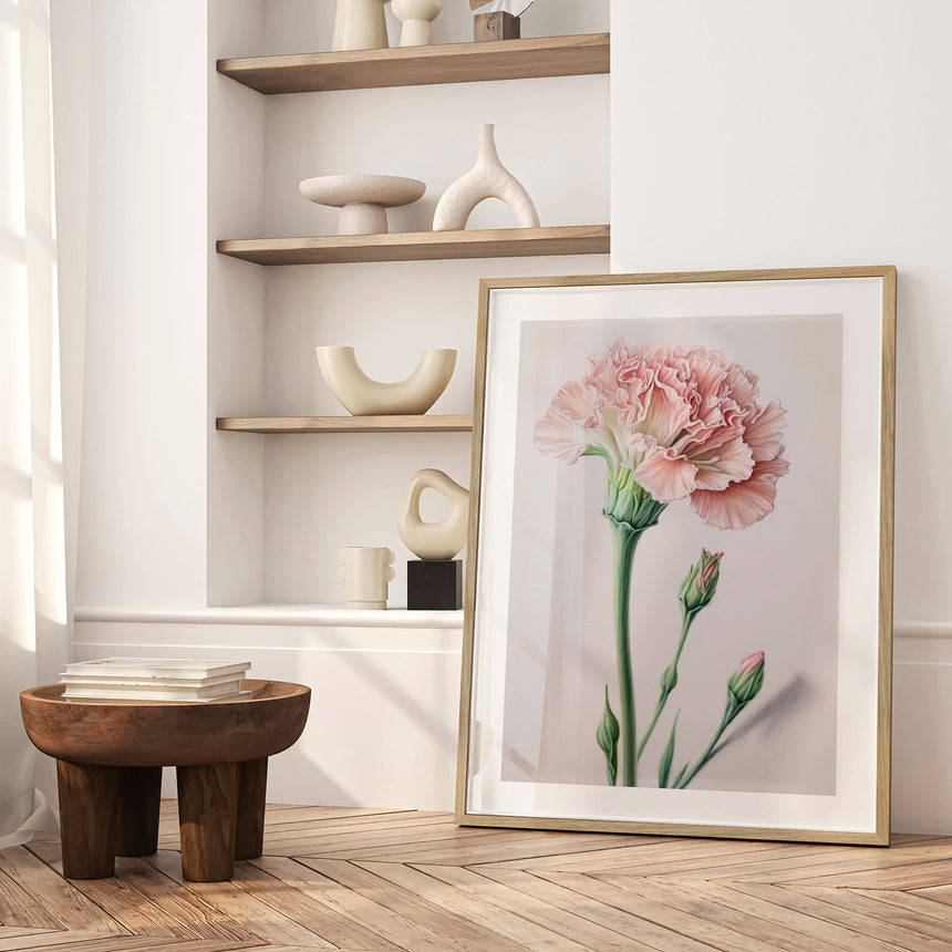 Plakat - Pink Carnation - Incado