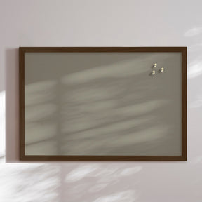 Opslagstavle med røget egetræsramme - Green Symphony - Incado