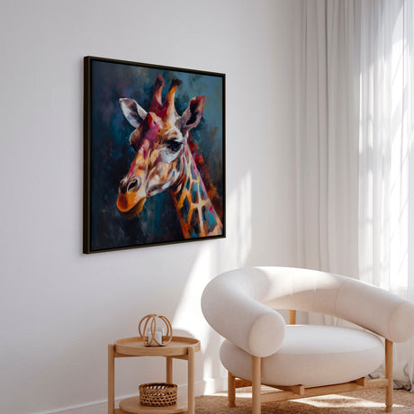 Håndlavet maleri med ramme - Mumbaj - Mixed media - Incado