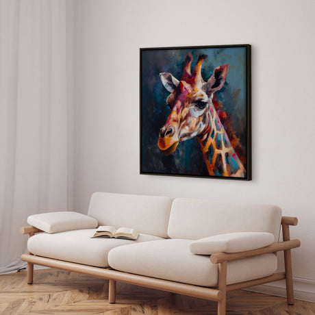 Håndlavet maleri med ramme - Mumbaj - Mixed media - Incado