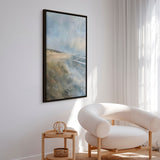 Håndlavet maleri med ramme - Summer Waves - Mixed media