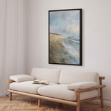 Håndlavet maleri med ramme - Summer Waves - Mixed media
