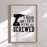 Plakat - Dad The Handyman - Incado