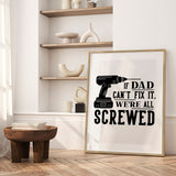 Plakat - Dad The Handyman - Incado