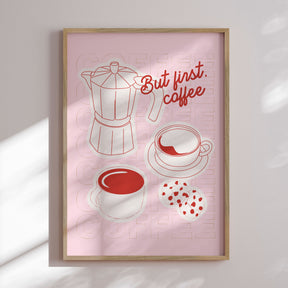 Plakat - But First Coffee - Studio Fresh - Incado