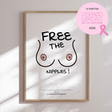 Plakat - Free The Nipples - Studio Fresh