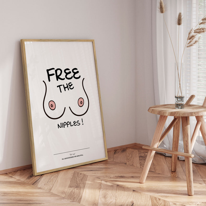 Plakat - Free The Nipples - Studio Fresh - Incado