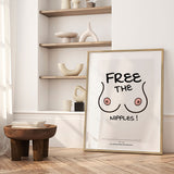 Plakat - Free The Nipples - Studio Fresh - Incado